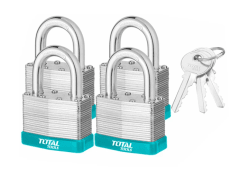 JUEGO DE CANDADO LAMINADO 4 PIEZAS TOTAL