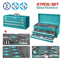 CAJA HERRAMIENTAS 97 PIEZAS INDUSTRIAL TOTAL