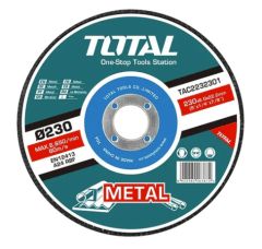 DISCO DESBASTE METAL 9 X 6.0MM MARCA TOTAL