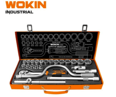 JUEGO DE DADOS CON CHICHARRA DE 1/2 24 PIEZAS WOKIN