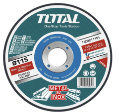 DISCO CORTE METAL ABRASIVO 4.1/2 X 1.2MM MARCA TOTAL