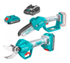 COTIZAR COMBO TIJERA DE PODAR BL + SIERRA INALAMBRICA 5 PULG 20V + 2B + 1C MARCA TOTAL