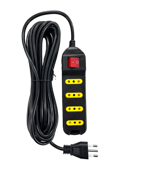 ALARGADOR C/INTERRUPTOR 4 POS 5MT NEGRO UYUSTOOLS1