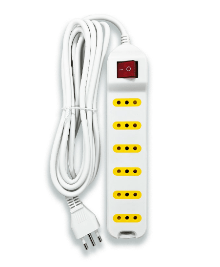 ALARGADOR C/INTERRUPTOR 6 POS 3MT BLANCO UYUSTOOLS1
