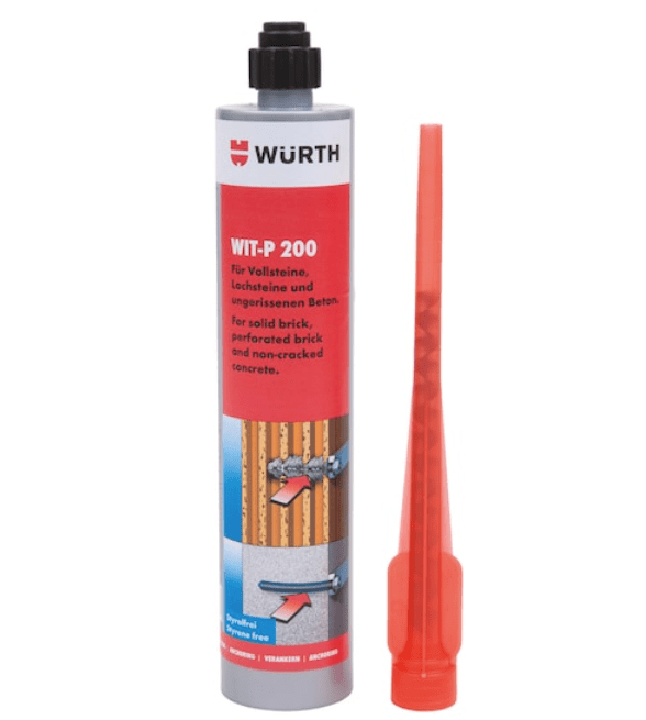 COTIZAR MORTERO ESPECIAL 2 COMPONENTES WIT-P200 300ML WURTH1