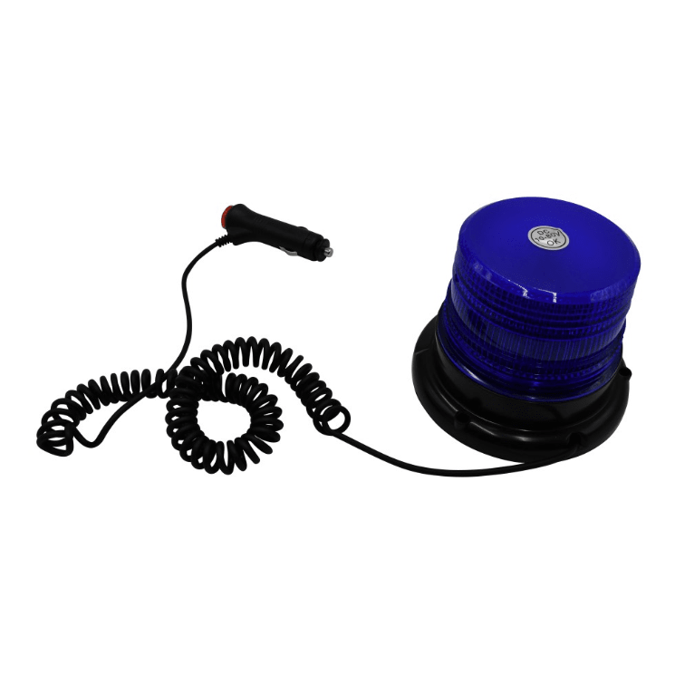 COTIZAR BALIZA LED AZUL 10-80V CON IMAN 12 LED BLACKSMITH1