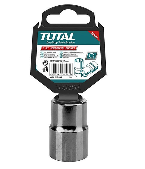 DADO CORTO 17MM DE 6PT DE 1/2 TOTAL1