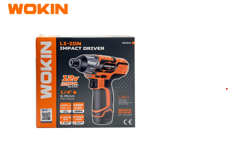 ATORNILLADOR DE IMPACTO INALAMBRICO 12V WOKIN2