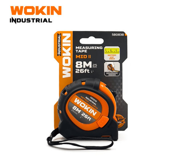 CINTA METRICA INDUSTRIAL 8M/26FT X 25MM WOKIN1