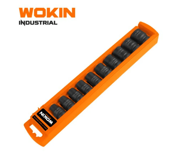 JUEGO DE DADOS DE IMPACTO 1/2 10 PIEZAS WOKIN1