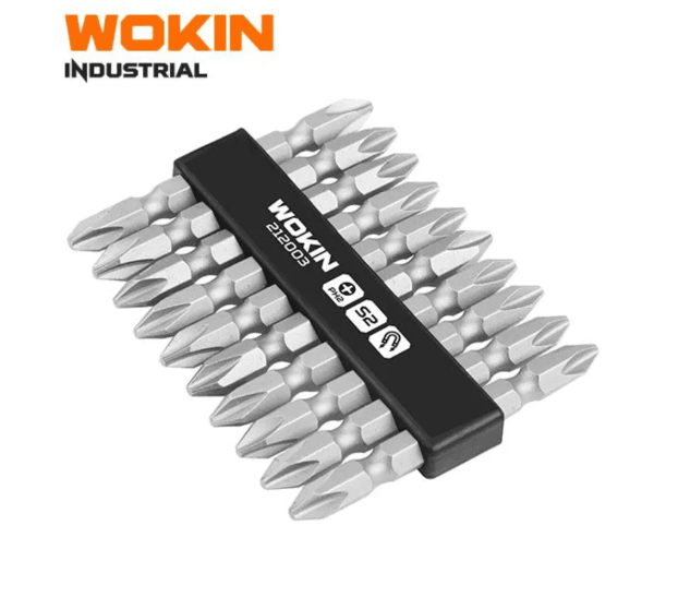 JUEGO DE PUNTAS 10 PIEZAS PH2/SL5.5 X 65MM WOKIN2