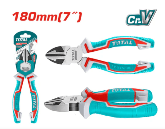 ALICATE DE CORTE DIAGONAL 7 PULG 180MM TOTAL1