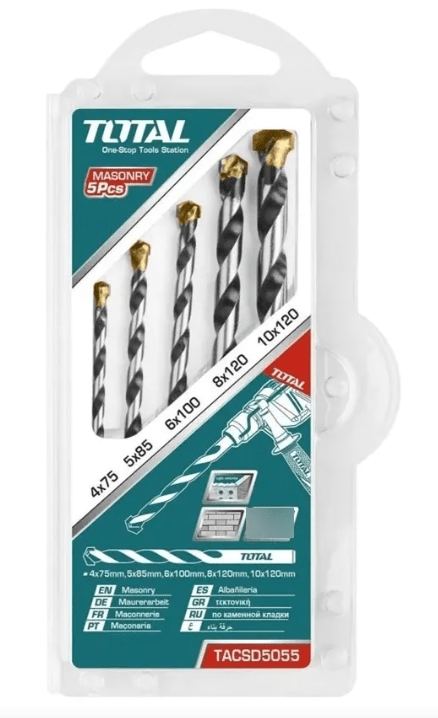 JUEGO DE BROCAS CONCRETO 5 PIEZAS TOTAL1