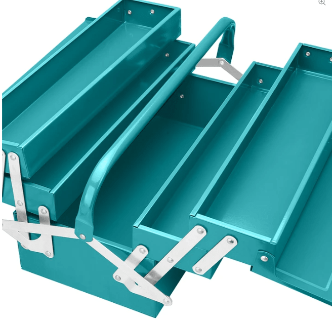 CAJA DE HERRAMIENTAS METALICA 3 NIVELES 404 X 200 X 205MM TOTAL INV.1