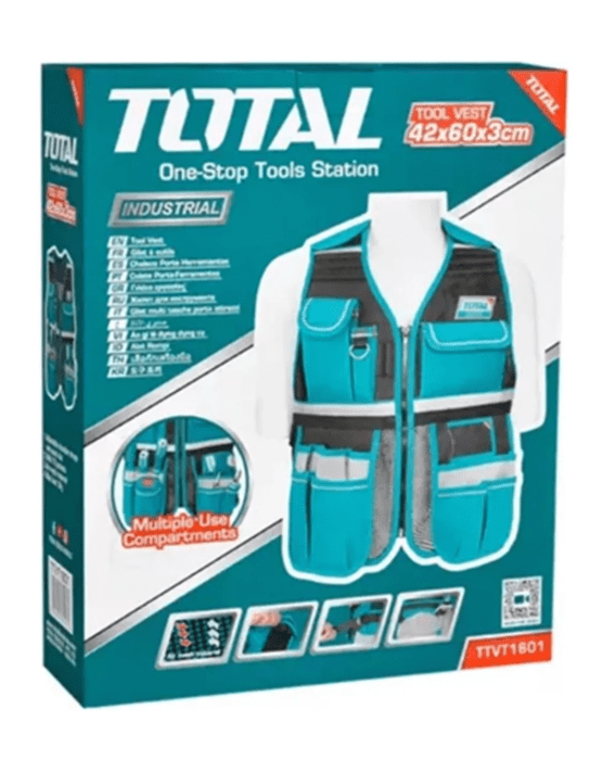 CHALECO PROFESIONAL PARA HERRAMIENTAS TOTAL4