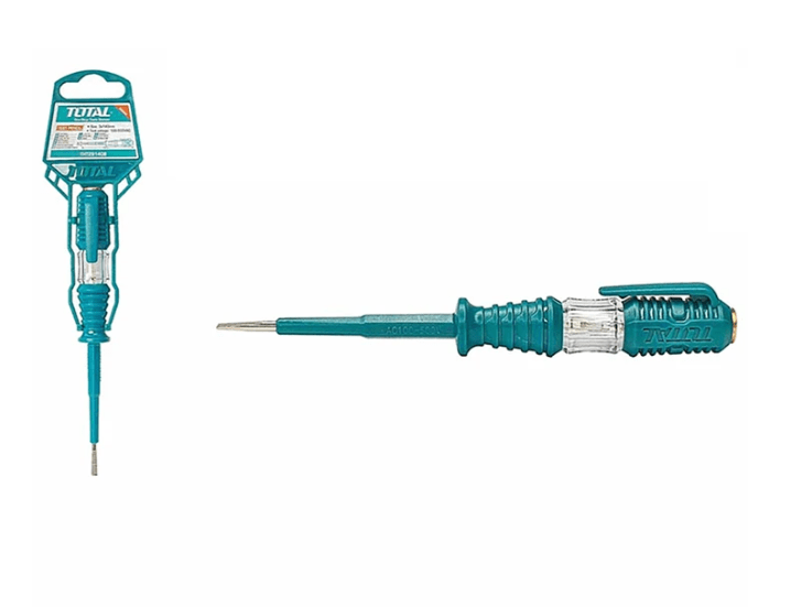 DESTORNILLADOR TEST ELECTRICO 100 A 500V 14CM TOTAL2
