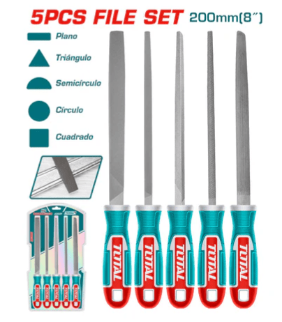 JUEGO DE LIMAS 5 PIEZAS INDUSTRIAL TOTAL1