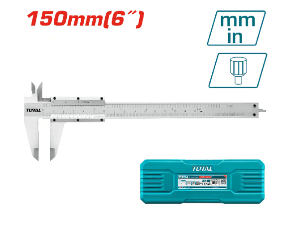 PIE DE METRO METALICO 6 PULG 150MM TOTAL1