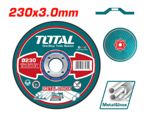 DISCO CORTE INOX 9 X 3.0MM TOTAL1