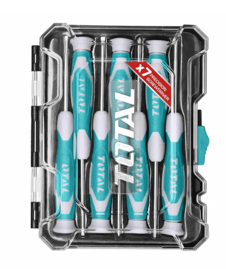 JUEGO DE DESTORNILLADOR DE PRESICIÓN INDUSTRIAL 7 PIEZAS TOTAL1