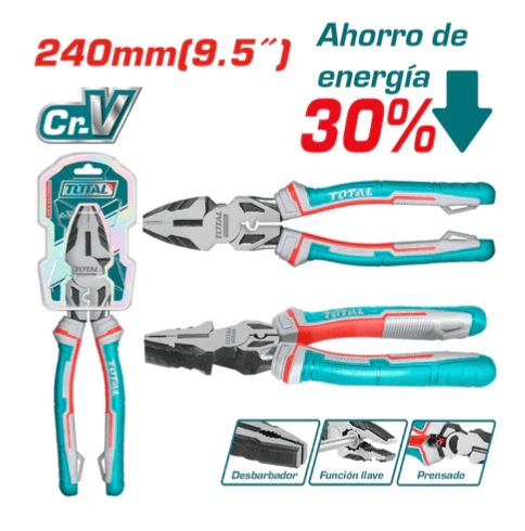 ALICATE UNIVERSAL 9.5 PULG INDUSTRIAL TOTAL1