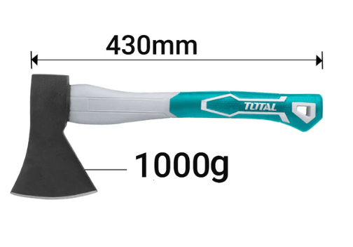 HACHA MANGO DE FIBRA 1000 GRAMOS TOTAL1
