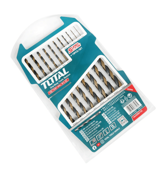 JUEGO DE BROCAS P/FIERRO 1-10MM 19 PIEZAS TOTAL (ENVASE PLASTICO)1