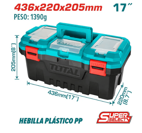 CAJA DE HERRAMIENTA PLASTICA 17 PULG TOTAL1