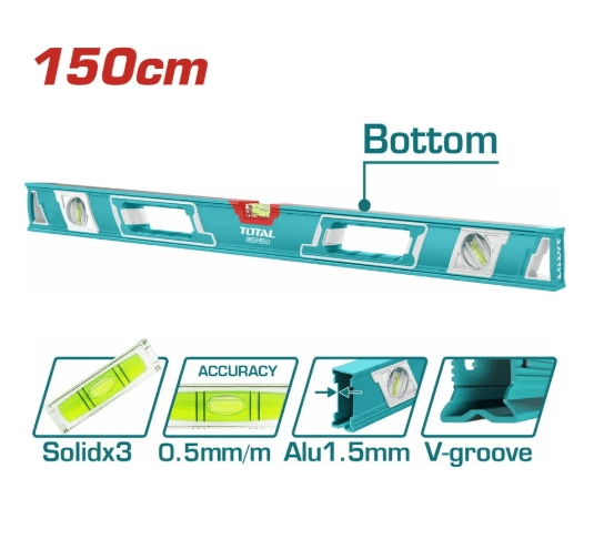 NIVEL DE BURBUJA EN FORMA DE V 150CM TOTAL1