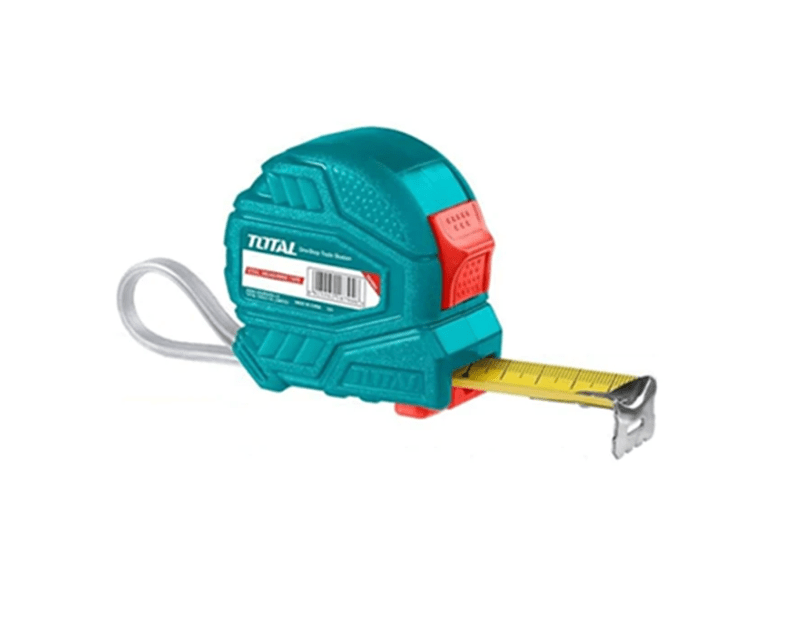 CINTA METRICA DE ACERO 5MX25M UN BOTON TOTAL1