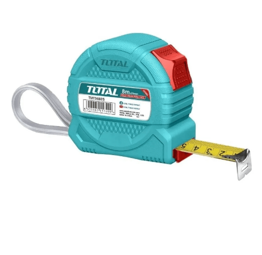 CINTA METRICA DE ACERO 8MX25M TOTAL1