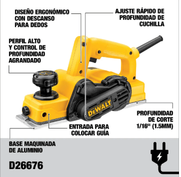 CEPILLO ELECTRICO 1.0MM 550W DEWALT2