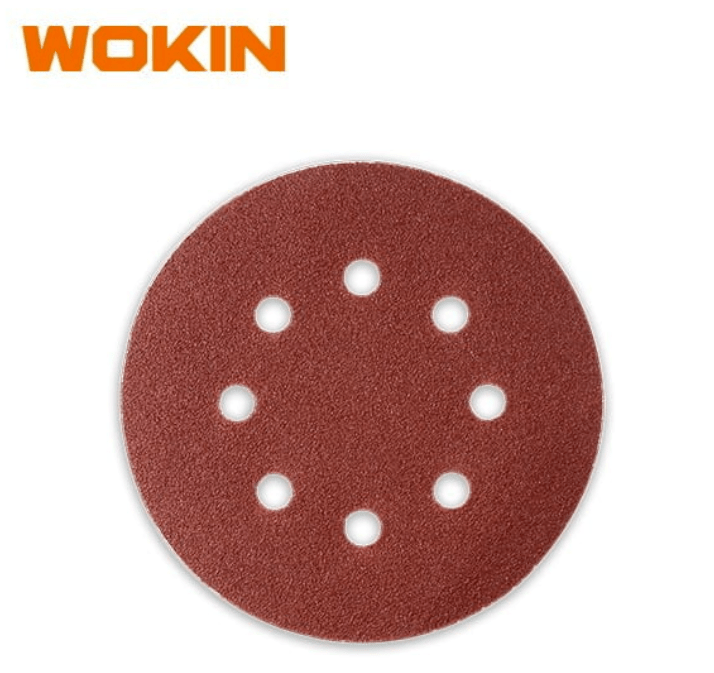 SET DISCO DE LIJA 125MM 5 PULG GR120 WOKIN1