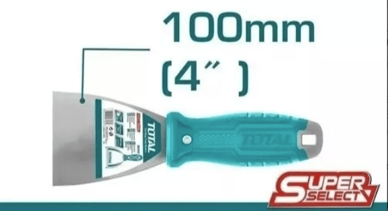 ESPATULA DE 100MM 4 PULG MARCA TOTAL1