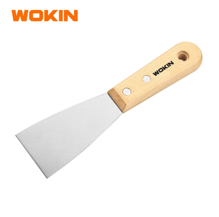 ESPATULA MANGO MADERA 75MM WOKIN1