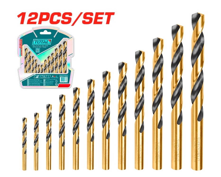 COTIZAR JUEGO DE BROCAS PARA FIERRO HSS 12 PIEZAS TOTAL1
