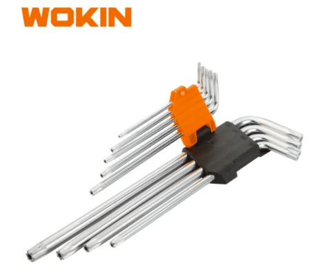 JUEGO DE LLAVES TORX EXTRA LARGA 9 PIEZAS WOKIN1
