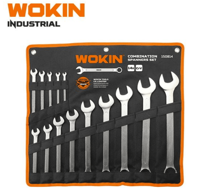 JUEGO DE LLAVES PUNTA CORONA 14 PIEZAS WOKIN1