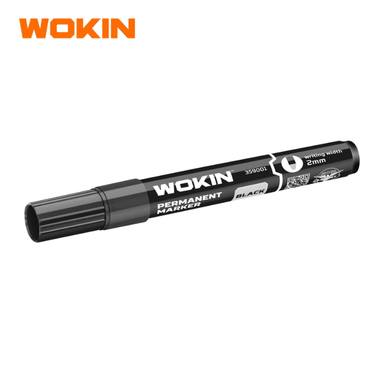 MARCADOR PERMANENTE NEGRO MARCA WOKIN1