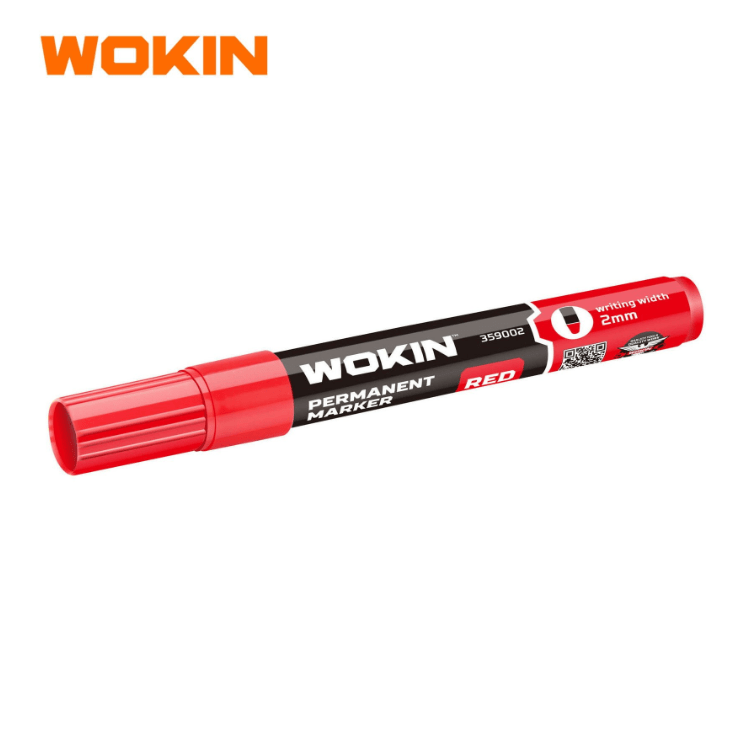 MARCADOR PERMANENTE ROJO MARCA WOKIN1