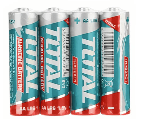 PILA ALCALINA 1.5V AA MARCA TOTAL1