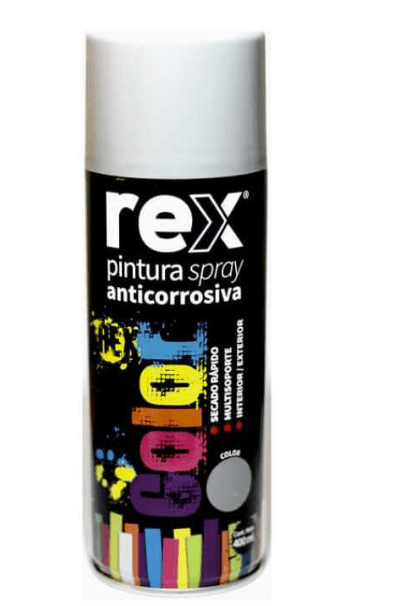 COTIZAR PINTURA SPRAY 400ML ANTICORROSIVO COLOR GRIS MARCA REX1