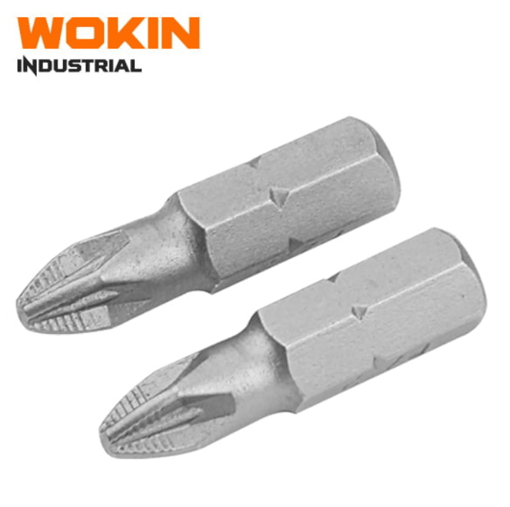 SET DE PUNTAS POZIDRIV PZ2 X 25MM MARCA WOKIN1