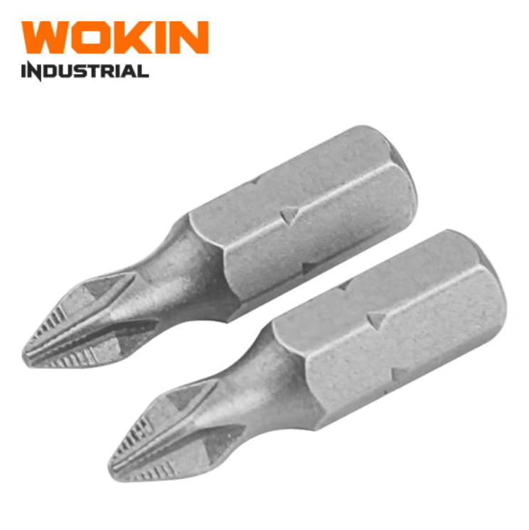SET DE PUNTAS PHILLIPS PH2 X 25MM MARCA WOKIN1