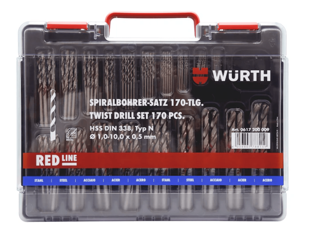 COTIZAR SET DE BROCAS HSS 170 PIEZAS WURTH1