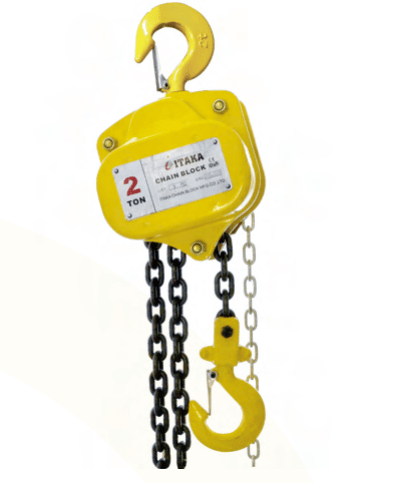COTIZAR TECLE DE CADENA 2 TONELADAS X 3 METROS COLOR AMARILLO MARCA ITAKA1