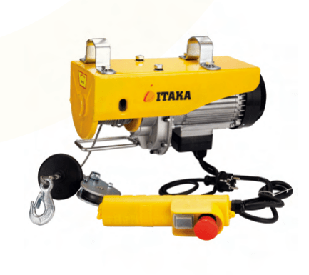 COTIZAR TECLE ELÉCTRICO CON PIOLA DE ACERO 1.0 TONELADA 20M 220V MARCA ITAKA1