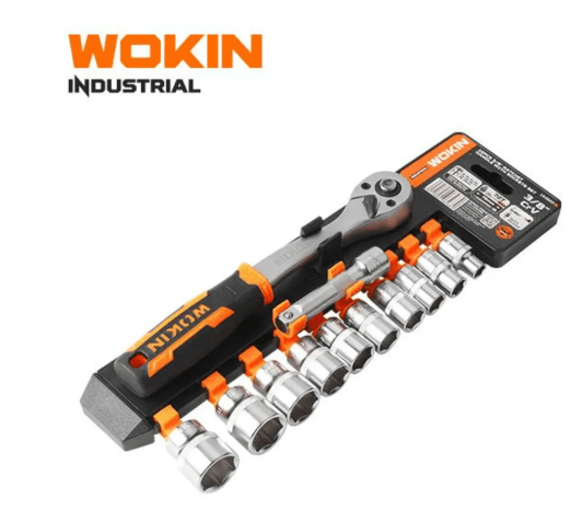 JUEGO DADOS CON CHICHARRA 3/8 12 PIEZAS WOKIN1