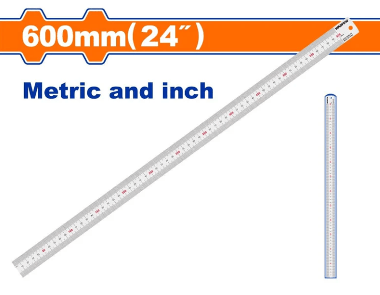REGLA ACERO 60CM WADFOW1