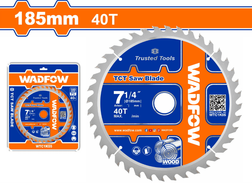 COTIZAR DISCO SIERRA MADERA 7.1/4 PULG 40 DIENTES WADFOW1